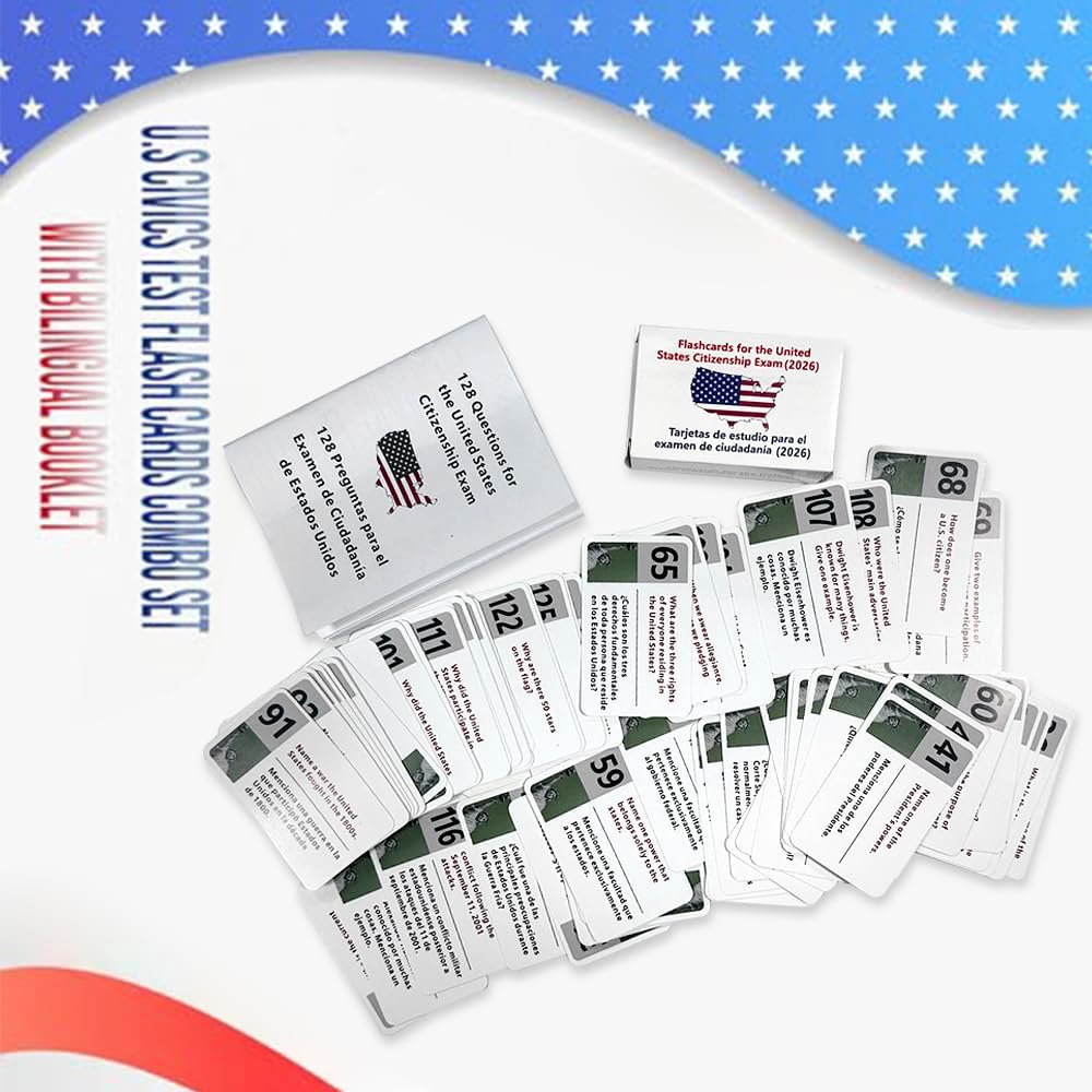 2026 US Citizenship Test Prep Cards – Learn Anywhere, Anytime