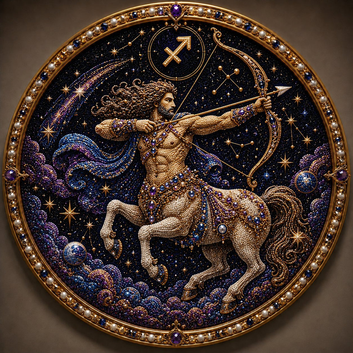 Premium 3D Pearlescent Zodiac Art Set