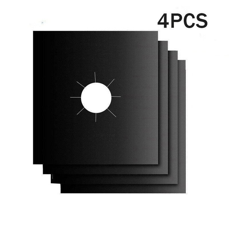 4PCS Reusable Gas Stove Burner Covers