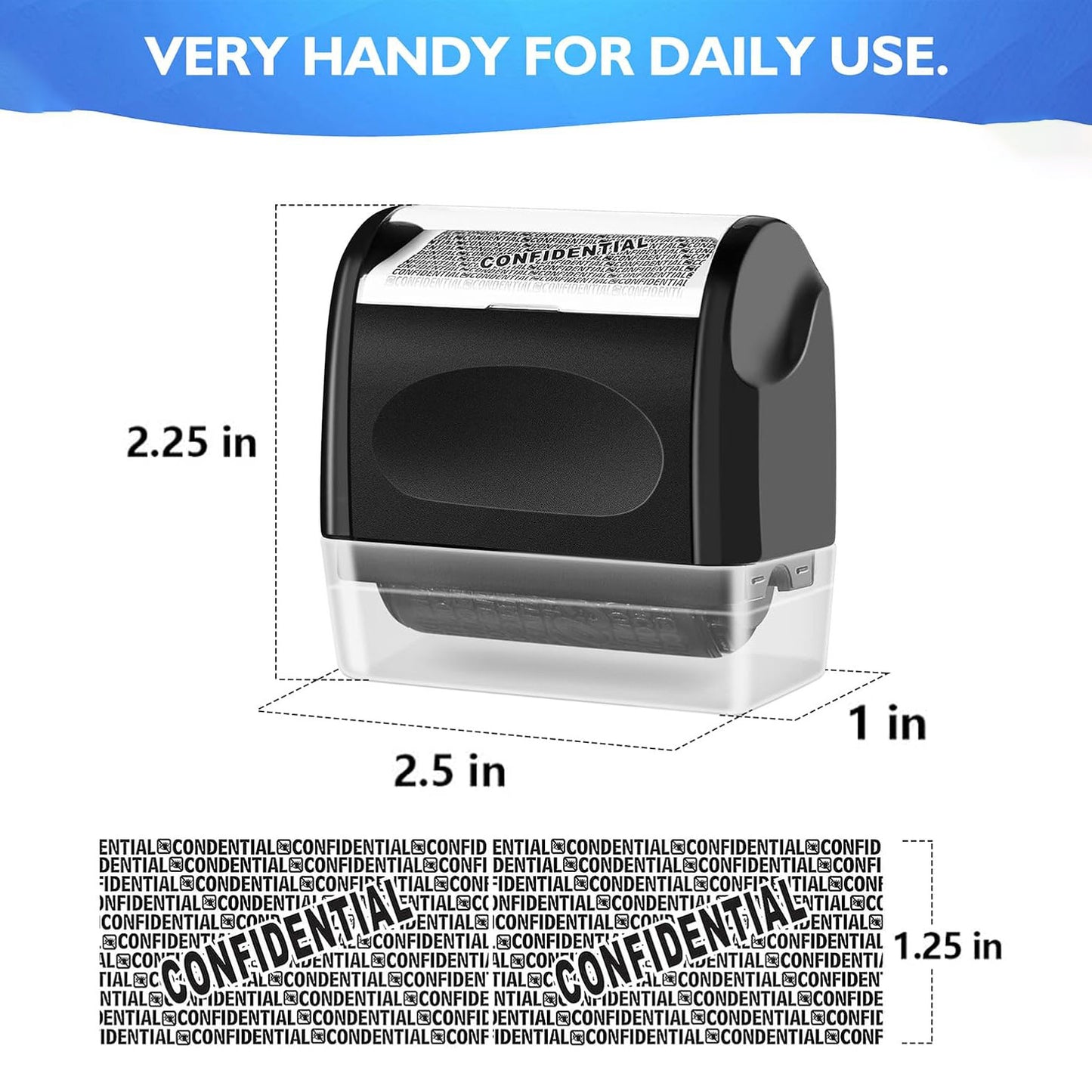 Identity Theft Protection Roller Stamp