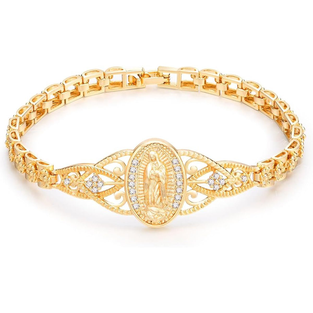 Virgin Mary Bracelets for Women-Hypoallergenic Non Tarnish Trendy Jewelry