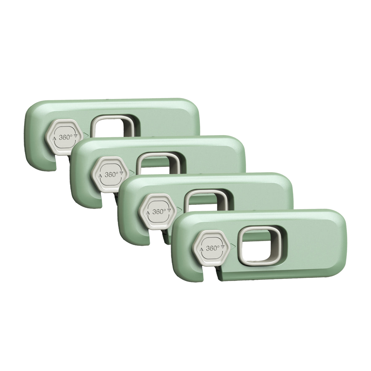 4 Pack Child Proof Refrigerator Lock, Child Safety Locks for Doors, RV Refrigerator, Oven Lock