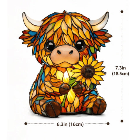 Creative Highland Cow LED Night Light