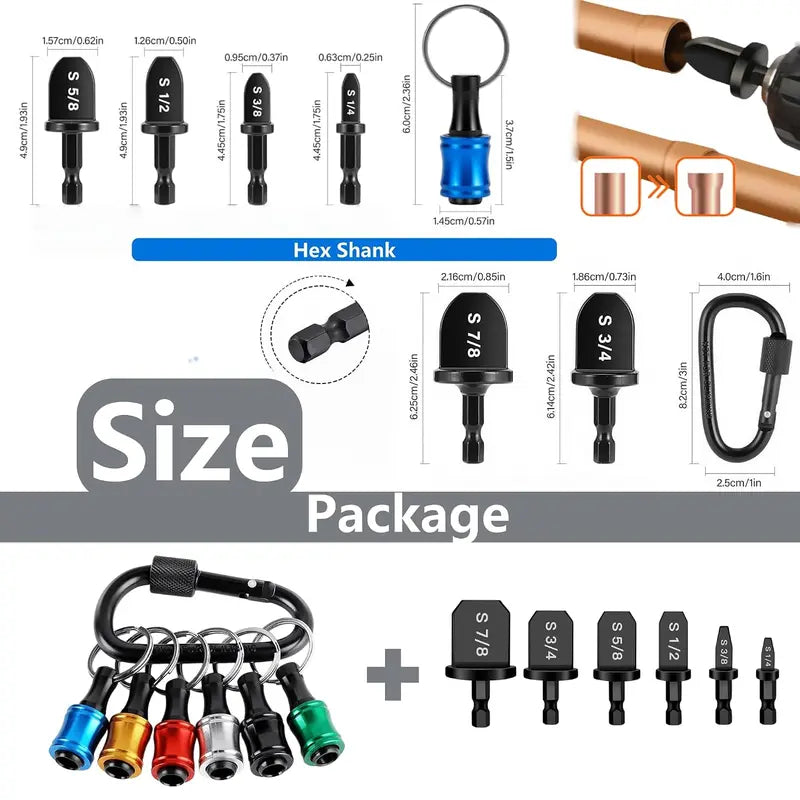 Swaging Tool Drill Bit Set