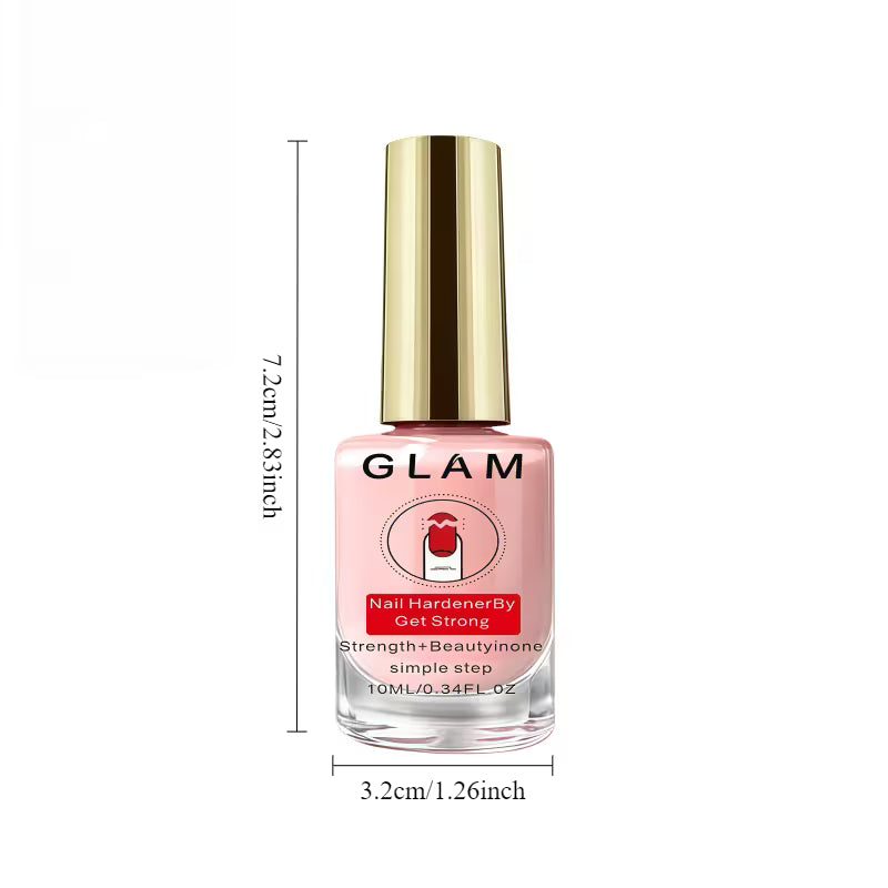2PCS Natural Pink Nail Strengthener - 10 ml Nail Care Treatment