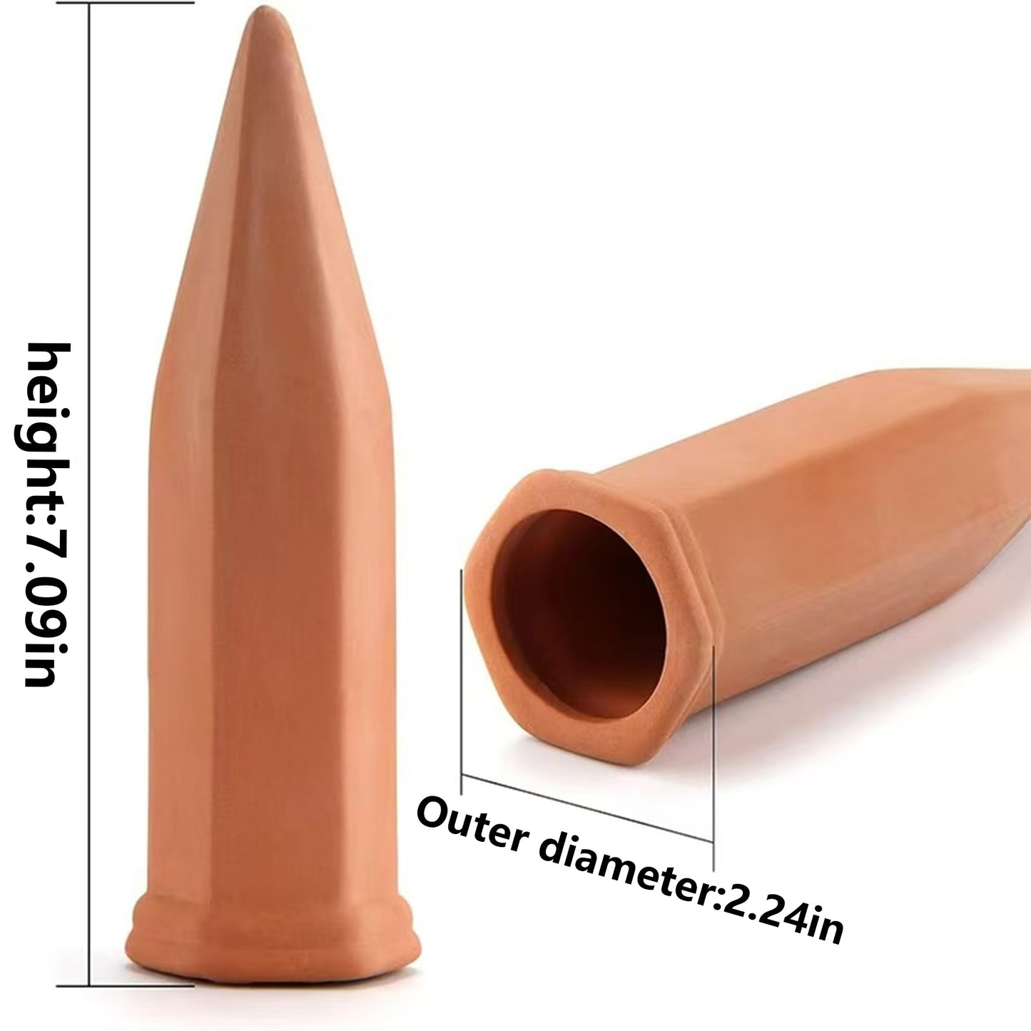 Ceramic Terracotta Self Watering Spikes (2 PCS)