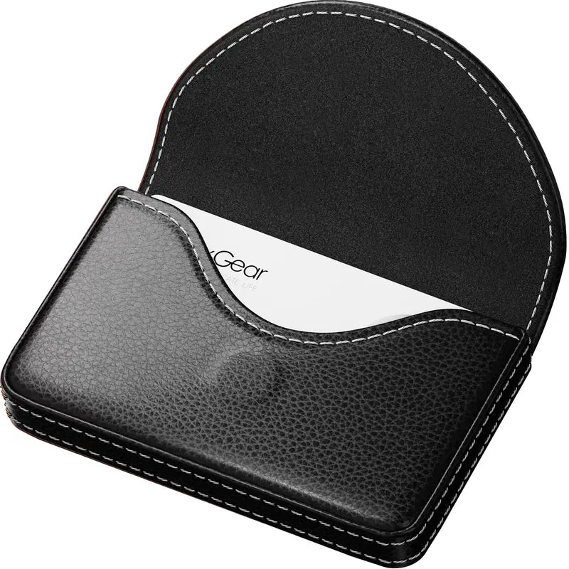 PU Leather Business Card Case,Pocket Name Card Holder Wallet for Purse