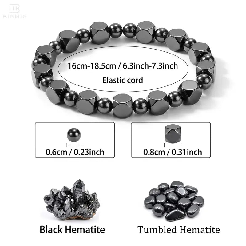Energy Healing Bracelets for Men Minimalist Stone Jewelry Gifts