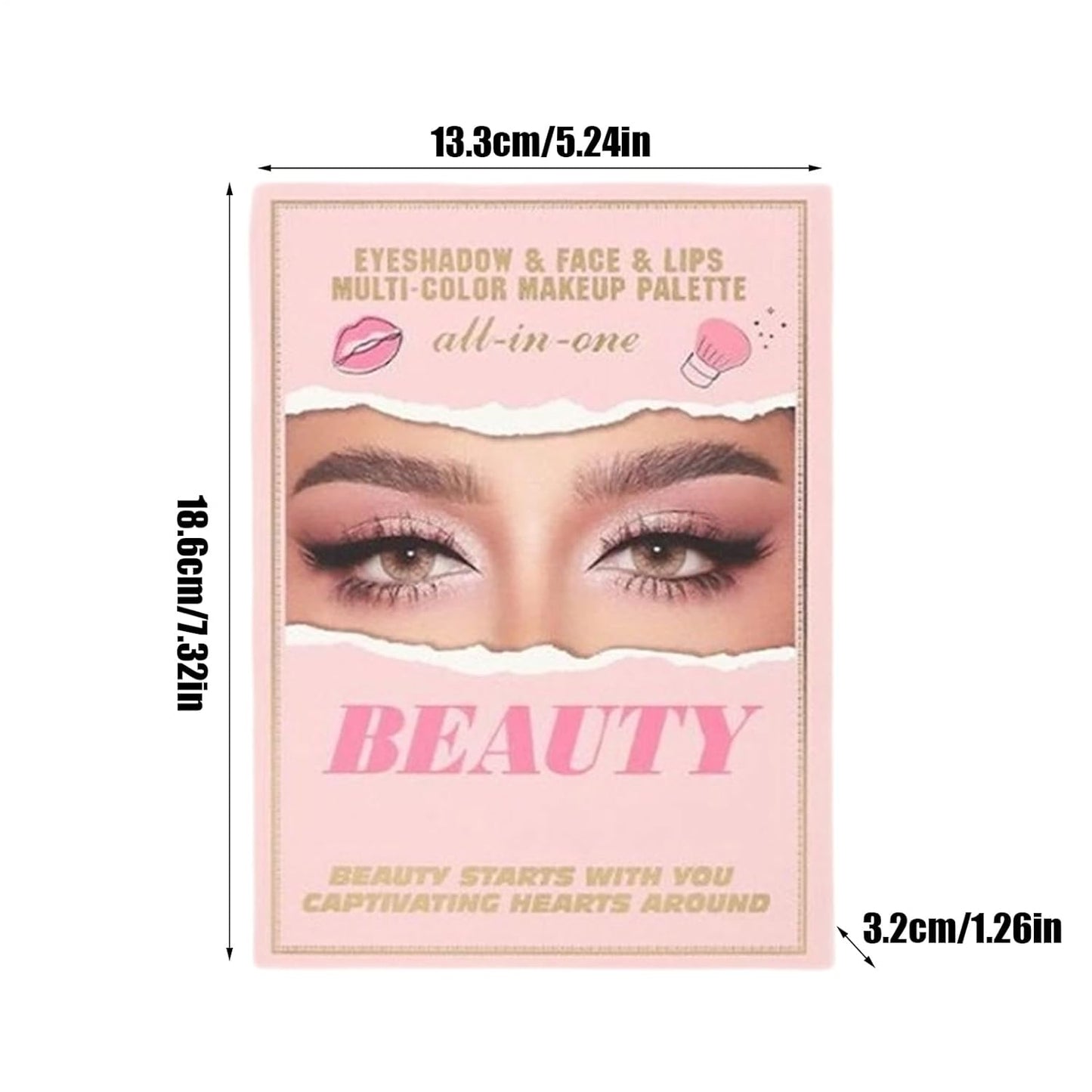 Colorful Blush Face Makeup Set