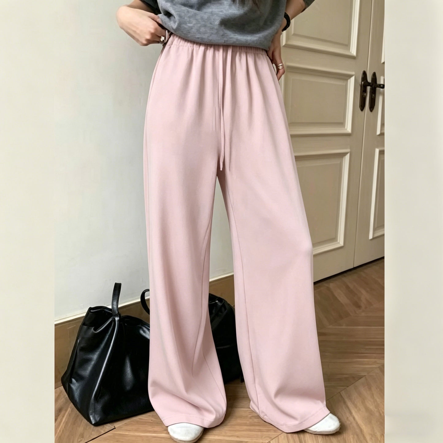 Wide Leg Pants Women Modal Lounge Pajamas Sweatpants