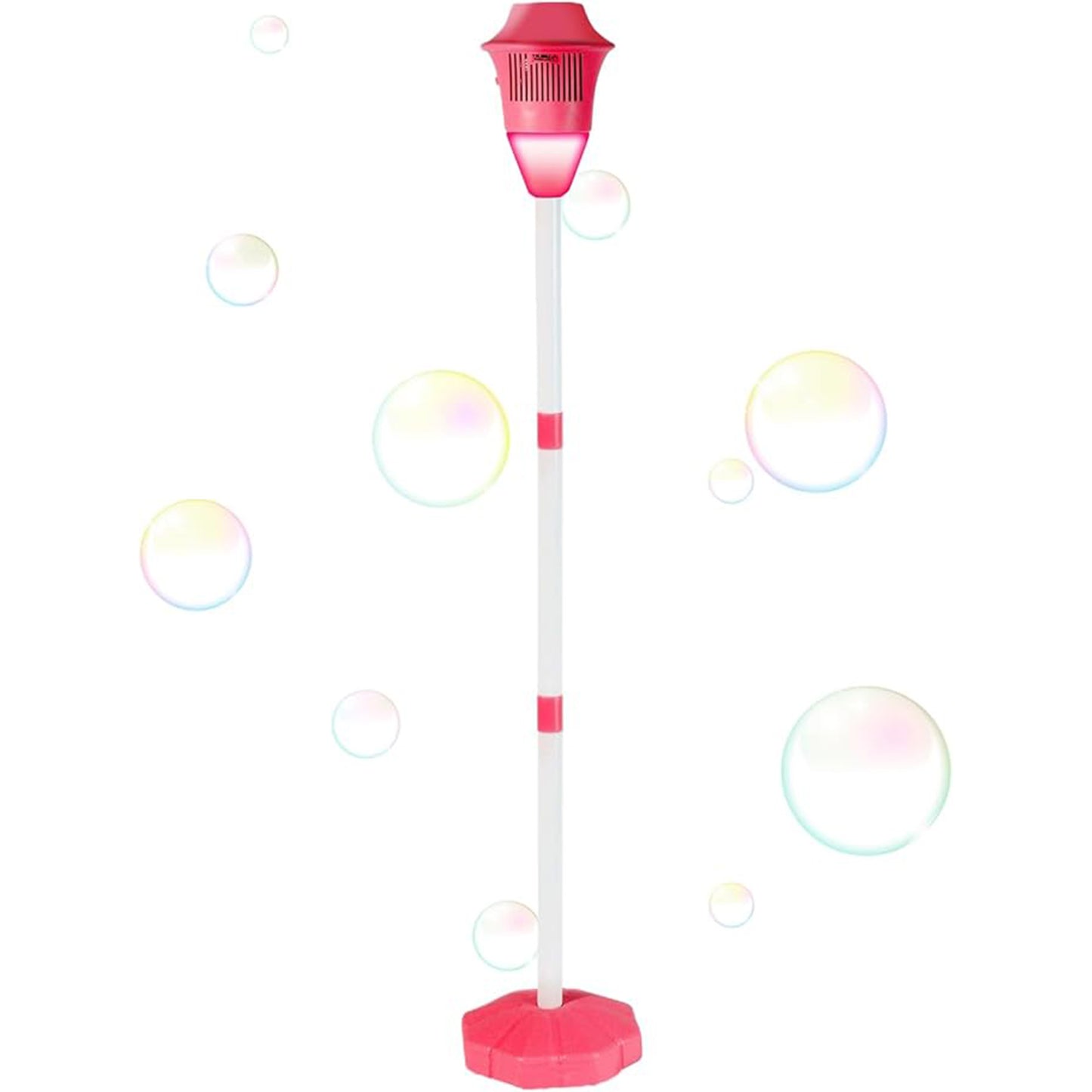 Bubble Machine for Kids, Automatic Standing Bubble Maker with Light/Music
