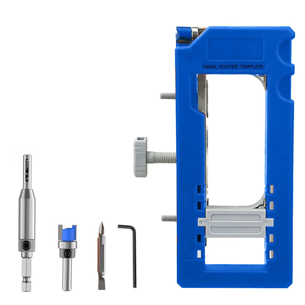 Hinge Jig Router Kit, Hole Locators, Door Hinge Installation Kits/Mortiser Templates