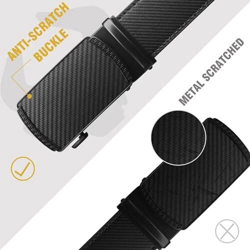 Men's Belts Leather Ratchet Dress Belts Waist Adjustable