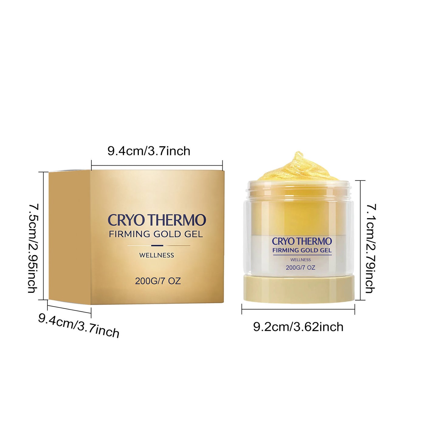 15-Day Fast-Acting Anti Cellulite Sculpting & Tightening Burn Gold Massage Cream
