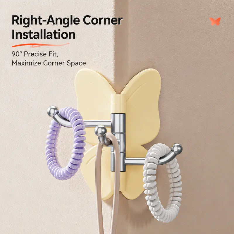 4PCS Rotating Butterfly Hooks