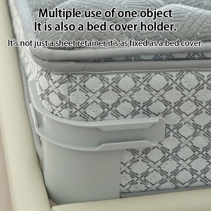 4pcs Multifunctional Invisible Safety Needle-Free Anti-Shift Bed Sheet Fastener