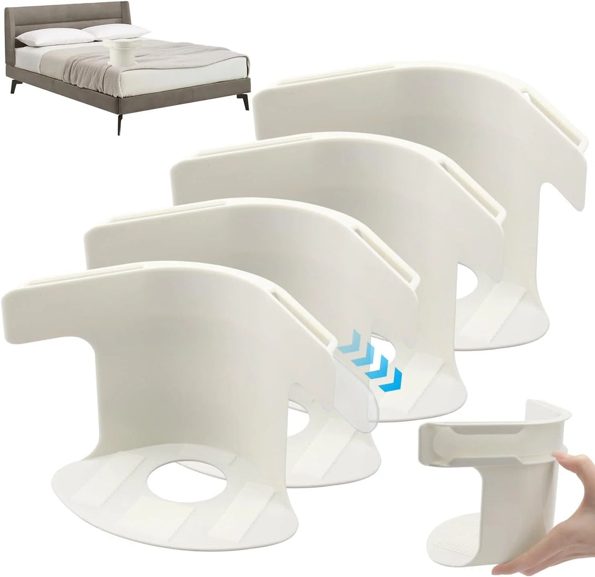 4-Pack Universal Sheet Holders - Keep Sheets Tight & Wrinkle-Free