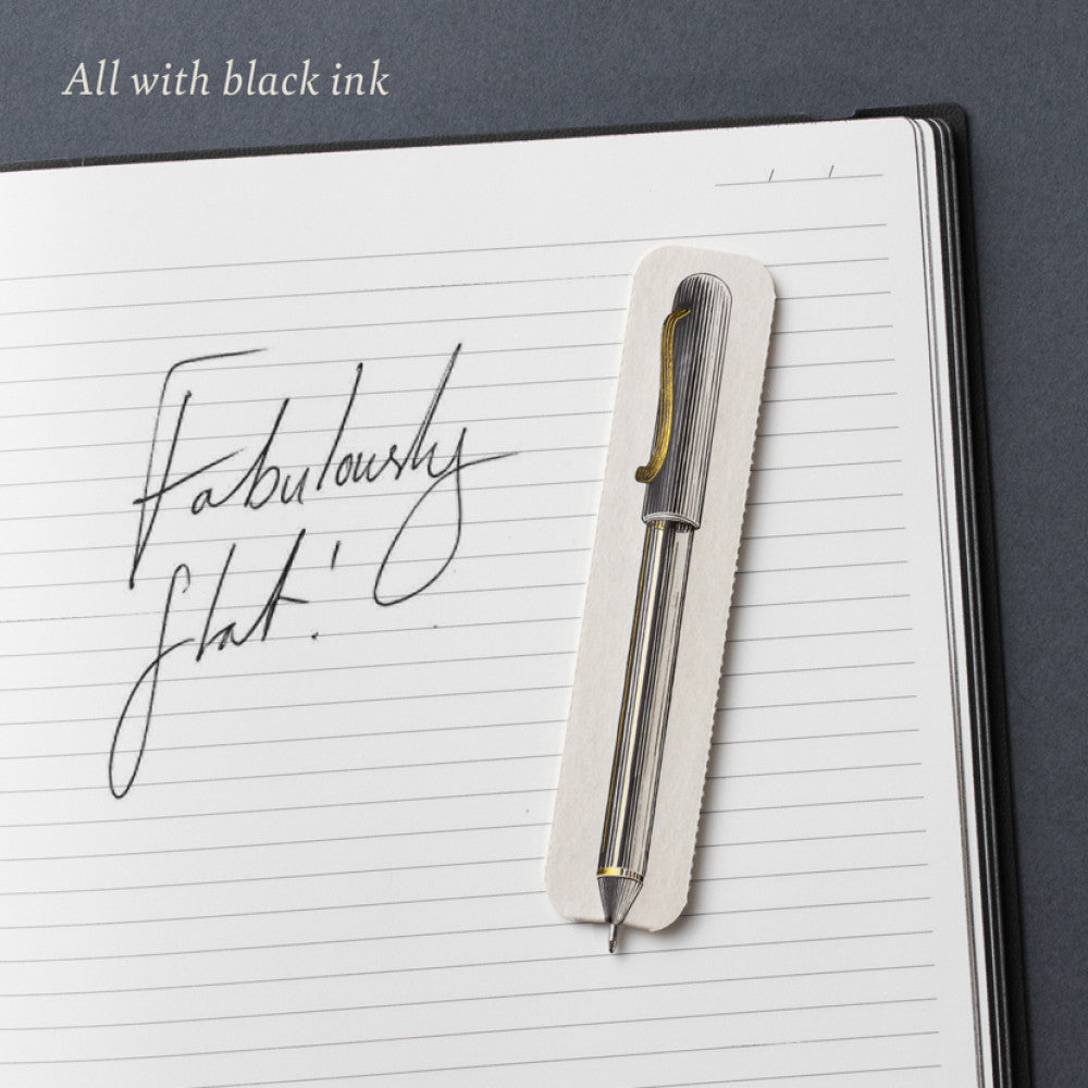 Fabulously Flat Paper Pens,Flat Bookmarks Pen,Double Sided Paper pens Card(1 Set)