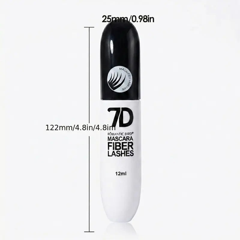 2PCS 7D Silk Fiber Black Mascara