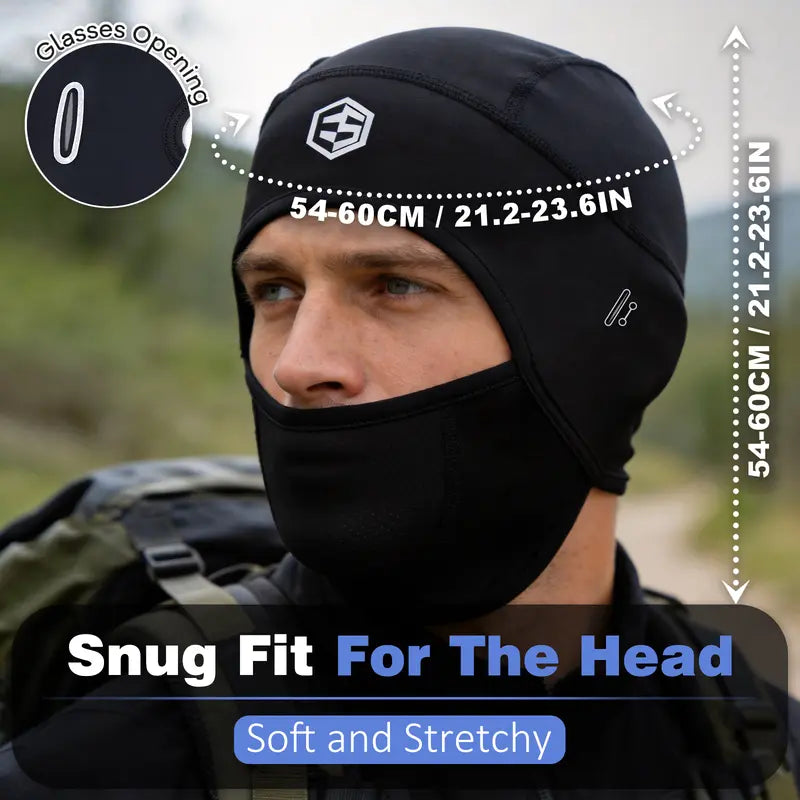 2Pcs Winter Warm Mask Hat for Men Women