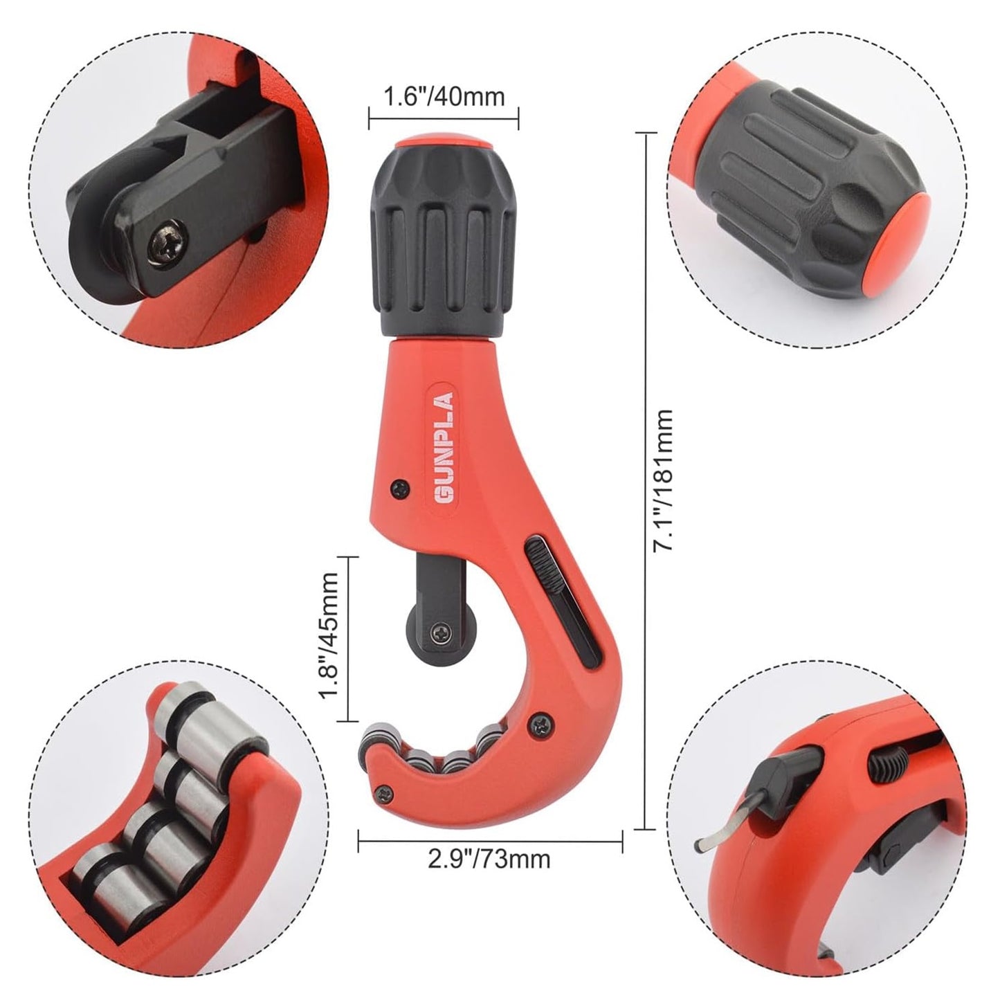 (1/8 - 1 3/4 Inch) Pipe Cutter for All Standard Metals