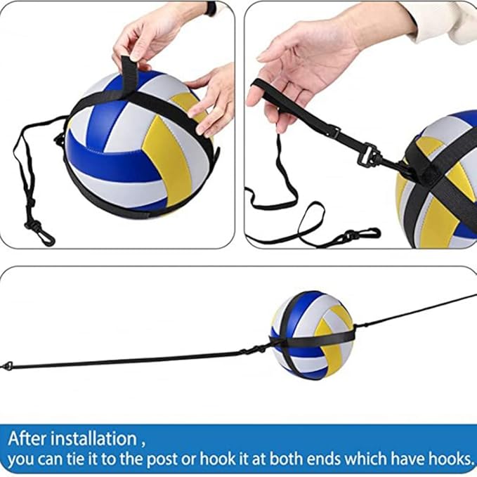 Adjustable Volleyball Spike Trainer for Setting & Hitting Skills