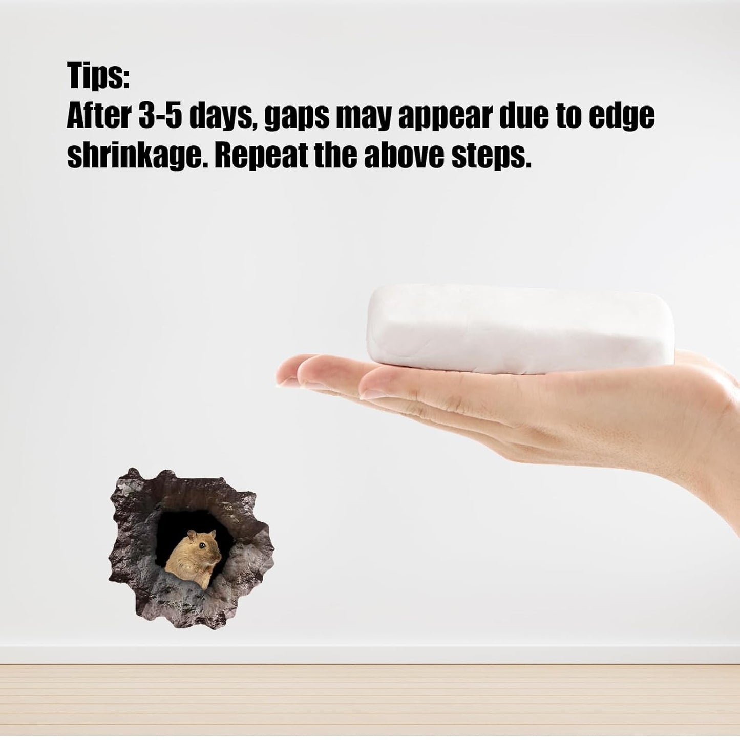 5pcs Faster Drying Moldable Sealant Clays for Drain Pipe Connection, Holes & Gaps