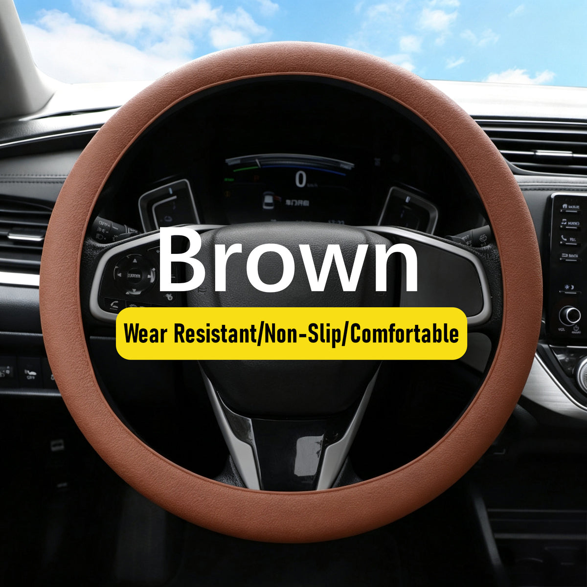 Universal Non-Slip Silicone Steering Wheel Cover