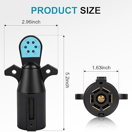 7 Pin Trailer Plug Testerwith Red LED