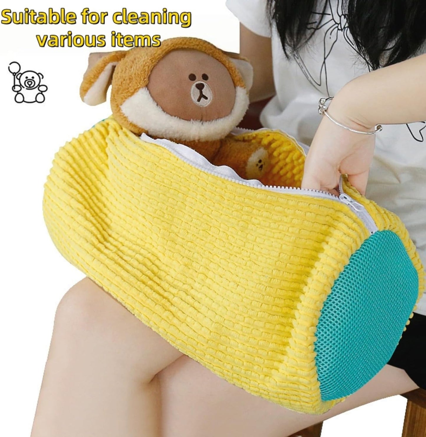 360° Deep Clean Reusable Shoe Wash Bag for Washing Machine