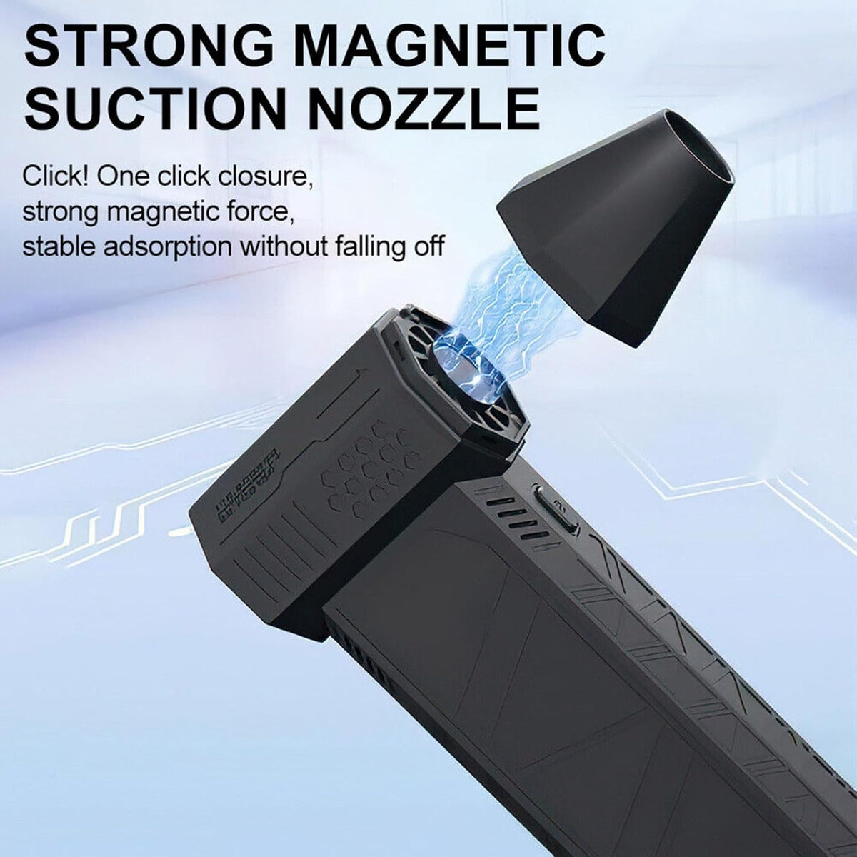 Turbo Jet Blower, 130000 RPM Portable Mini Jet Fan, Electric Air Duster with Adjustable Speed