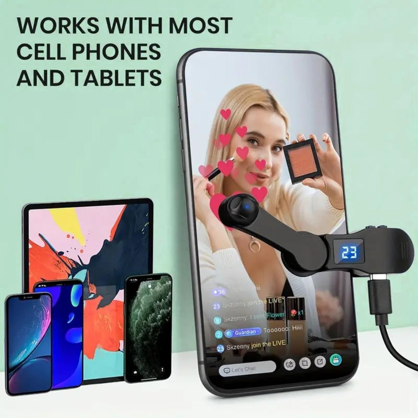 Screen Auto Clicker Tapper for Smart Phone Adjustable Speed