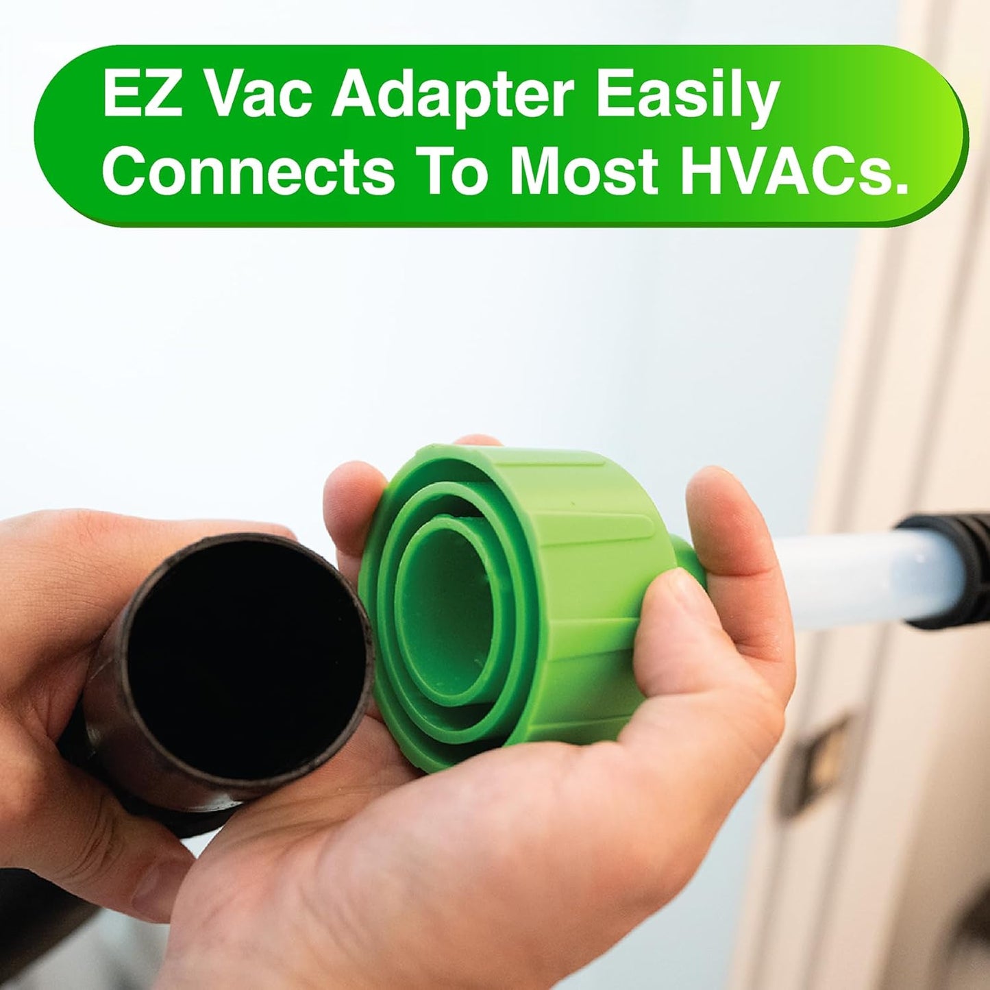 AC Drain Line Cleaner Adapter - Evacuates & Unclog AC Drain Line