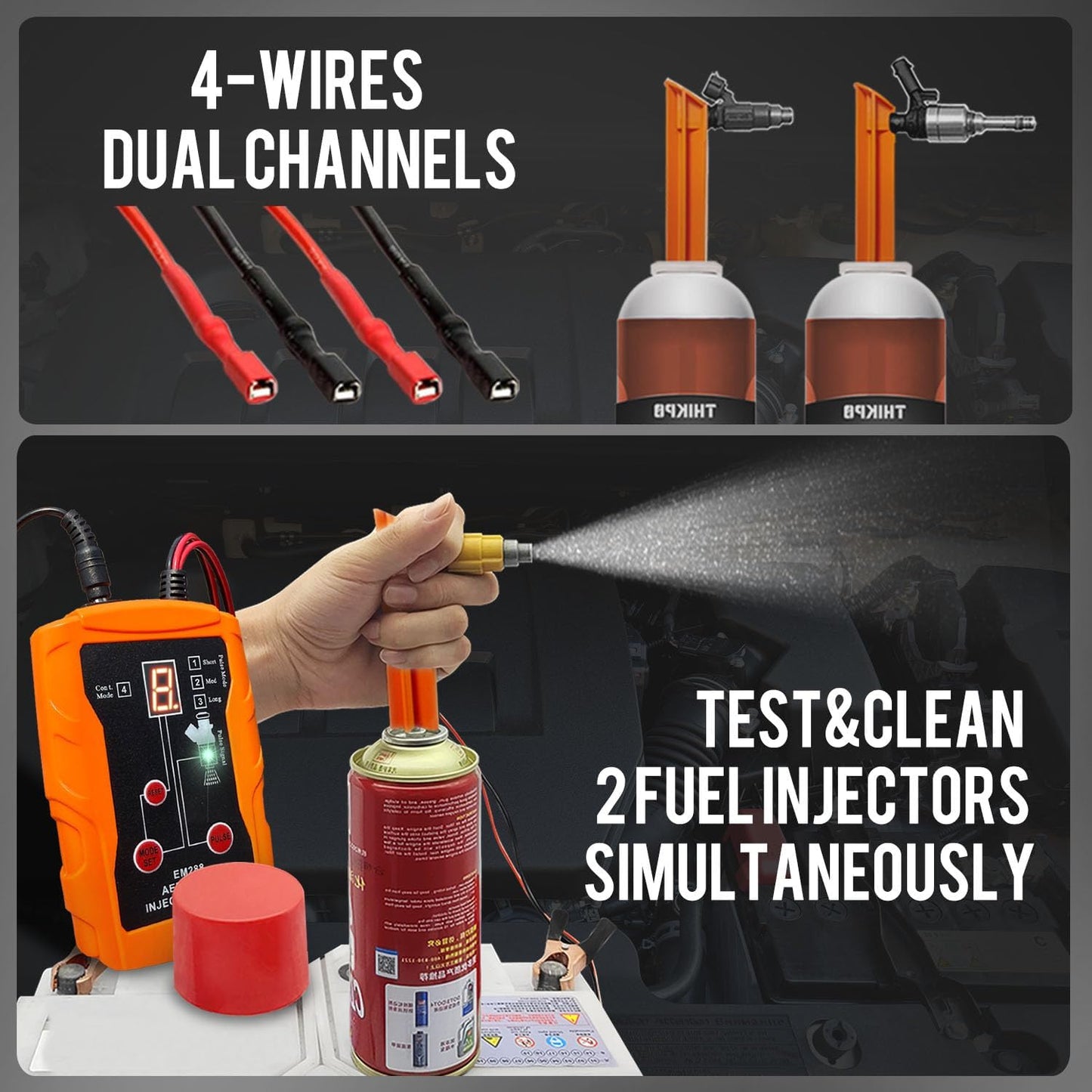 Fuel Injector Tester and Cleaner Tool Kit