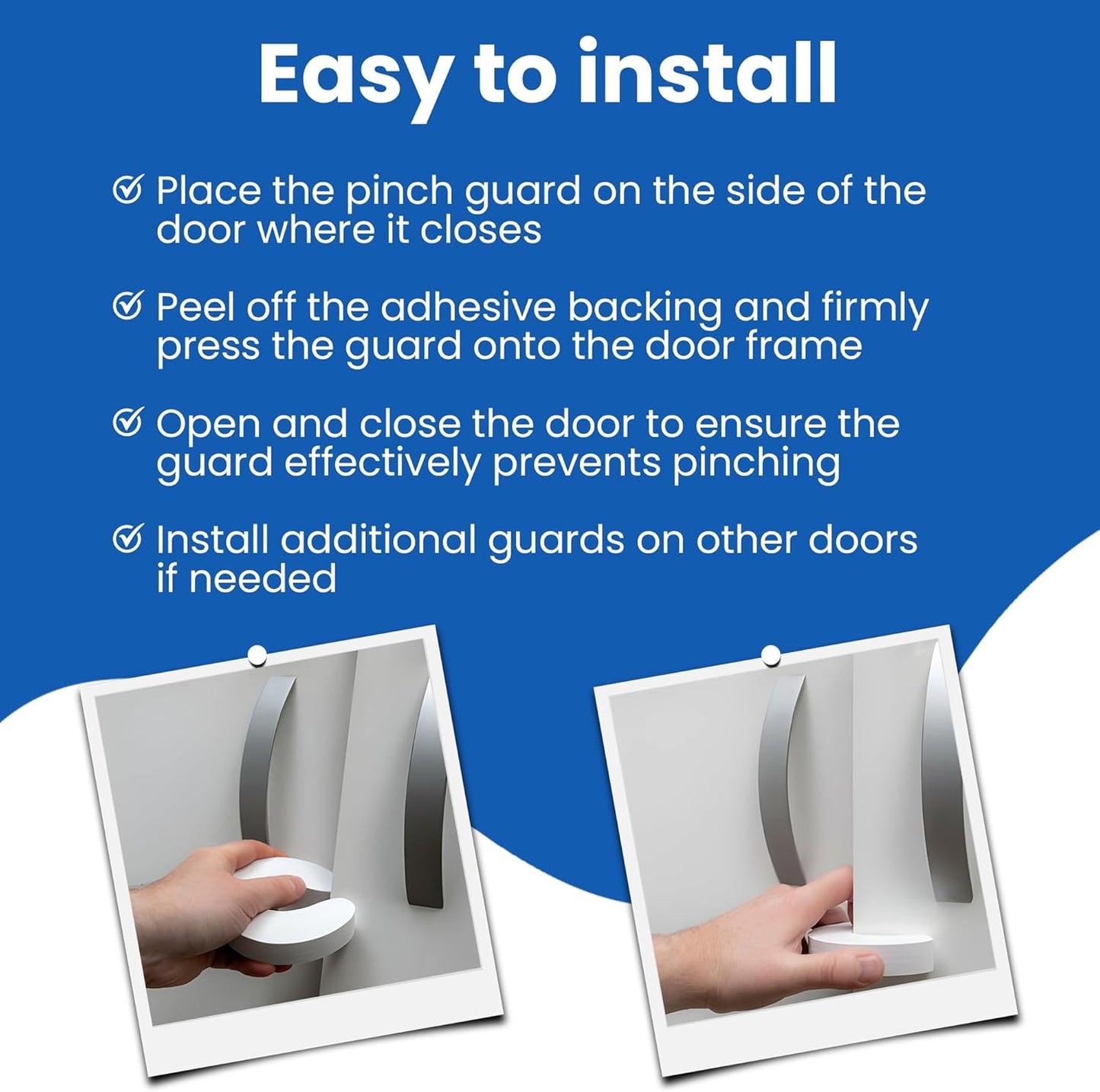 20Pcs Soft Foam Door Clips, Guard Finger Protector