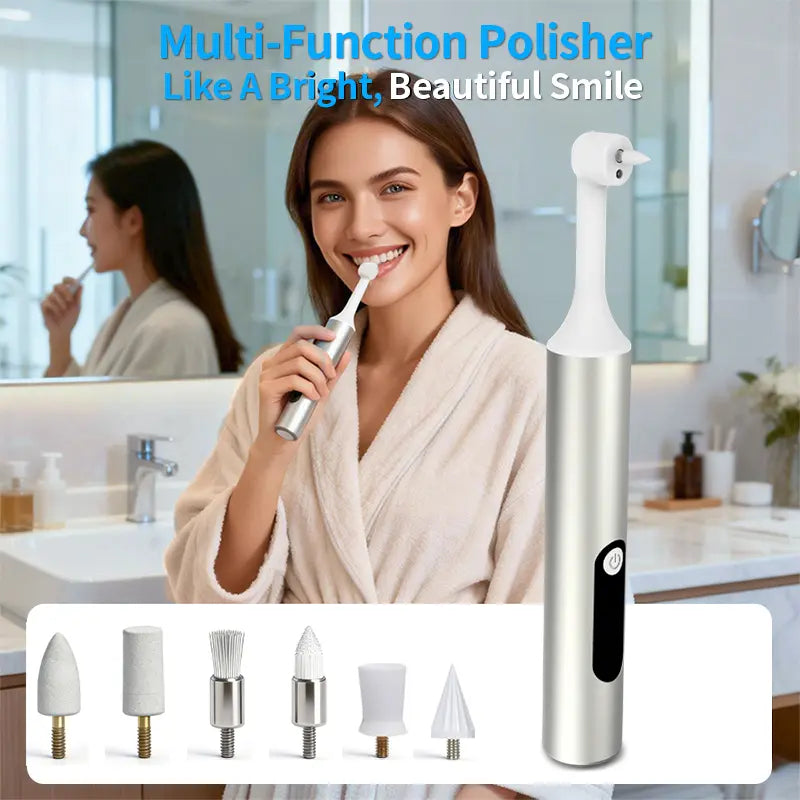 Electric Tooth Polisher with LED Light & 4 Modes