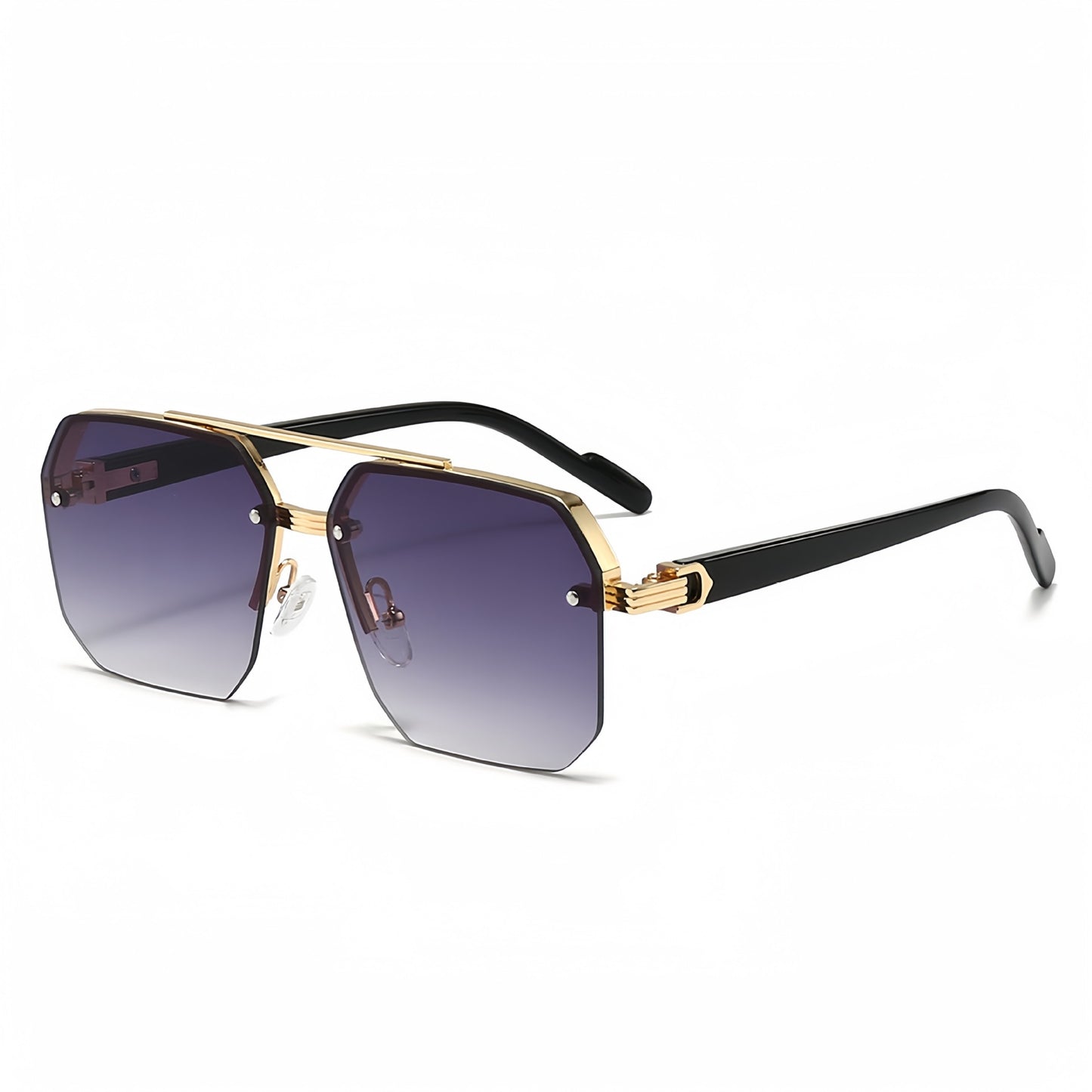Unisex Retro Square Frame Sunglasses