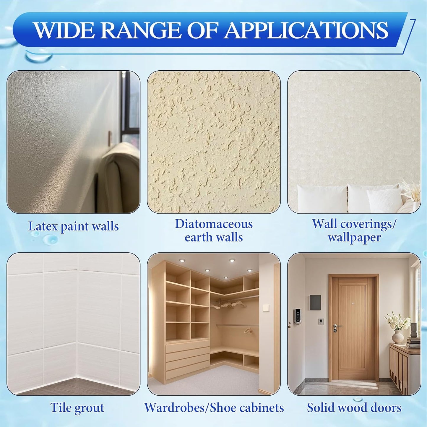 Wall Highly Effective Cleaner Spray for Wood, Tile, Fabric, Bathrooms, Kitchens