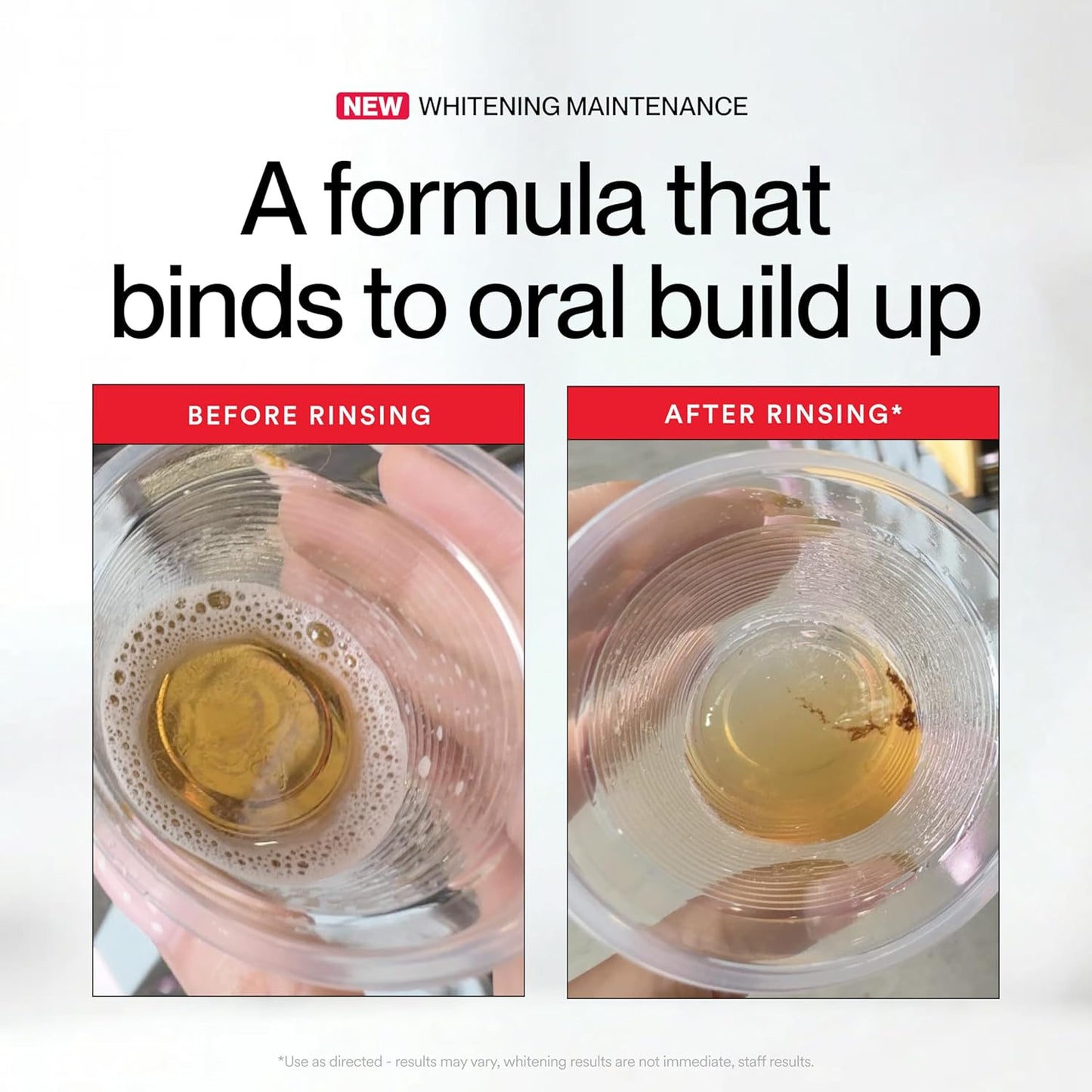 Stain Whitening Mouthwash For Gunk Removing & Fresh Breath