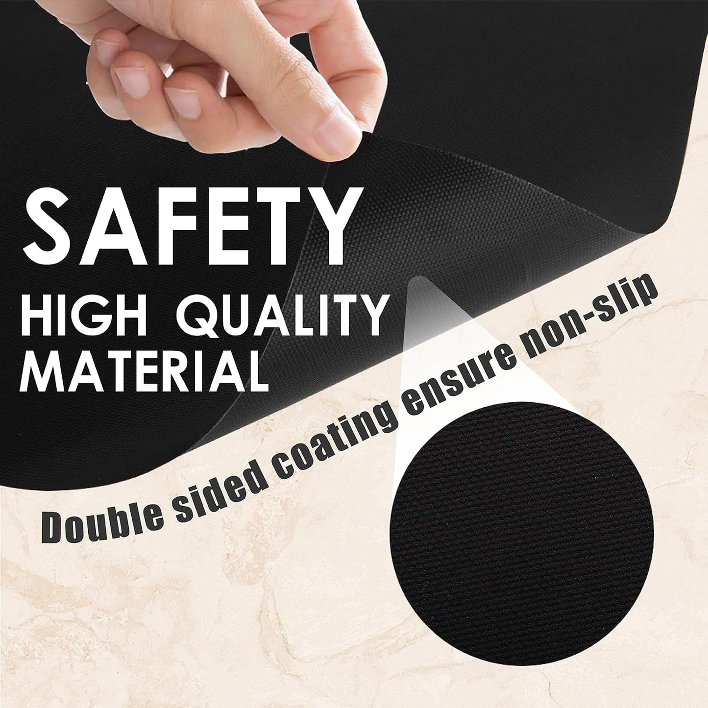Non-Stick Gas Stove Burner Covers, Reusable Stovetop Protector Liners