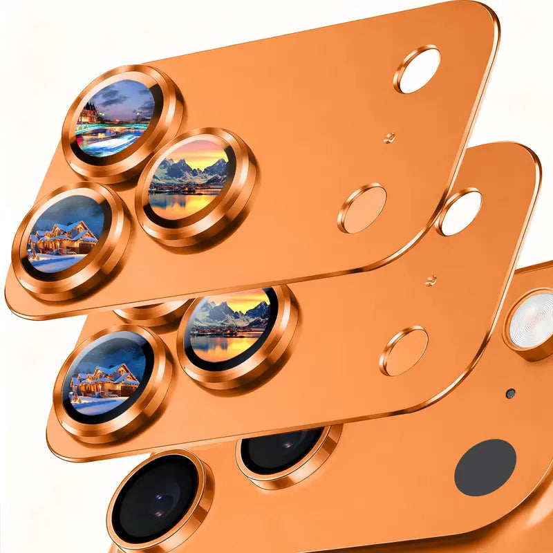 2 Pack Camera Lens Protector for iPhone 17 Pro Max – Metal Aluminum Alloy & Tempered Glass
