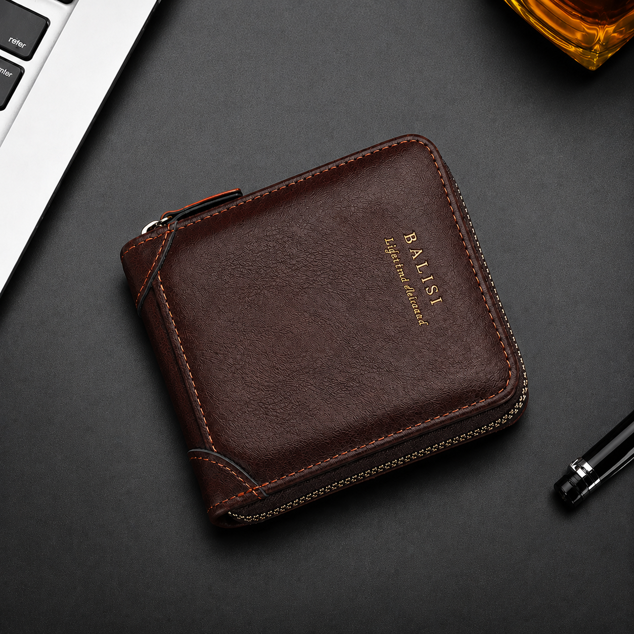 New Men's Vintage Short Wallet – High-Quality Business Wallet