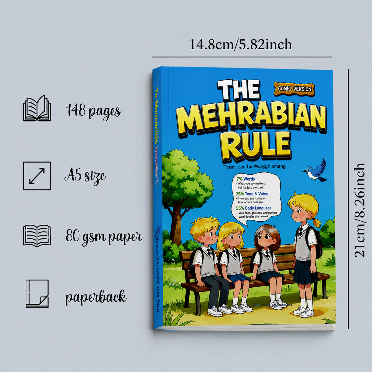 The Mehrabian Rule Comic Book — Teach Kids Body Language