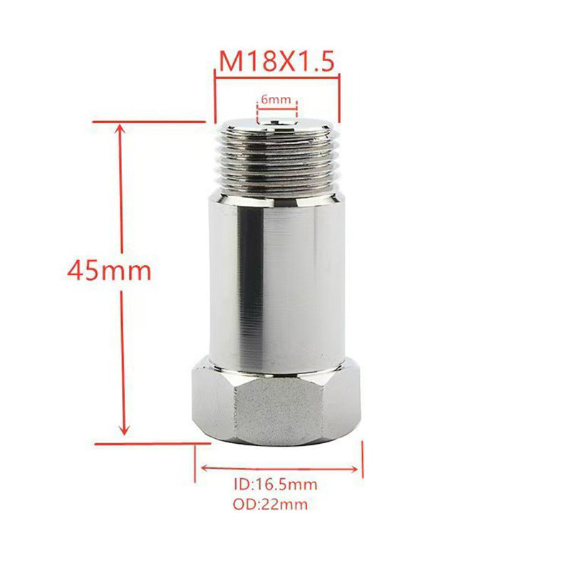 Stainless Steel Oxygen Sensor Expander Extension Connector For Automotive Aftermarket Parts