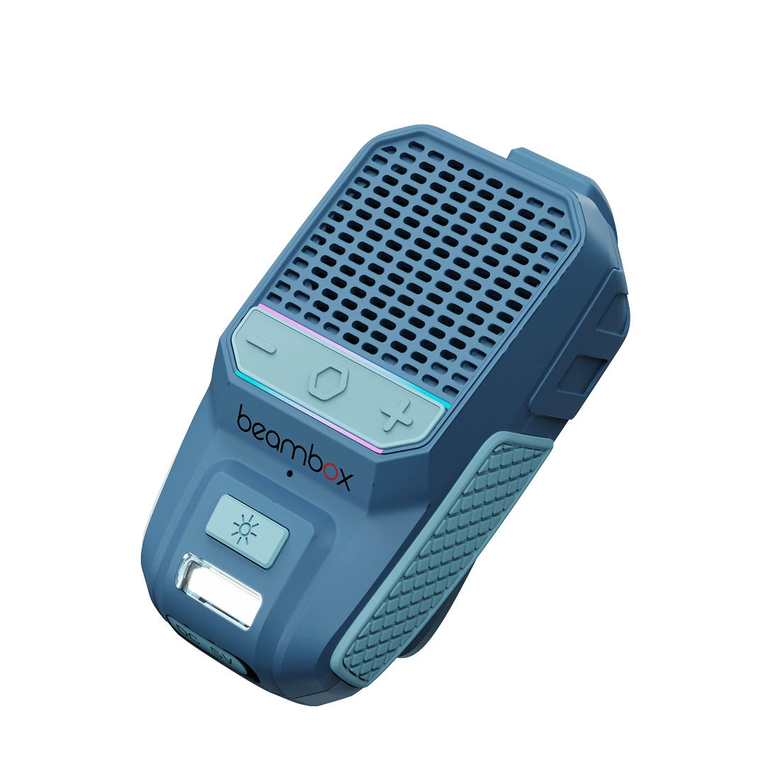 Wearable Bluetooth Speaker Clip on Speaker with RGB/Flashlight Shower Speake Built-in Noise Reduction Mic