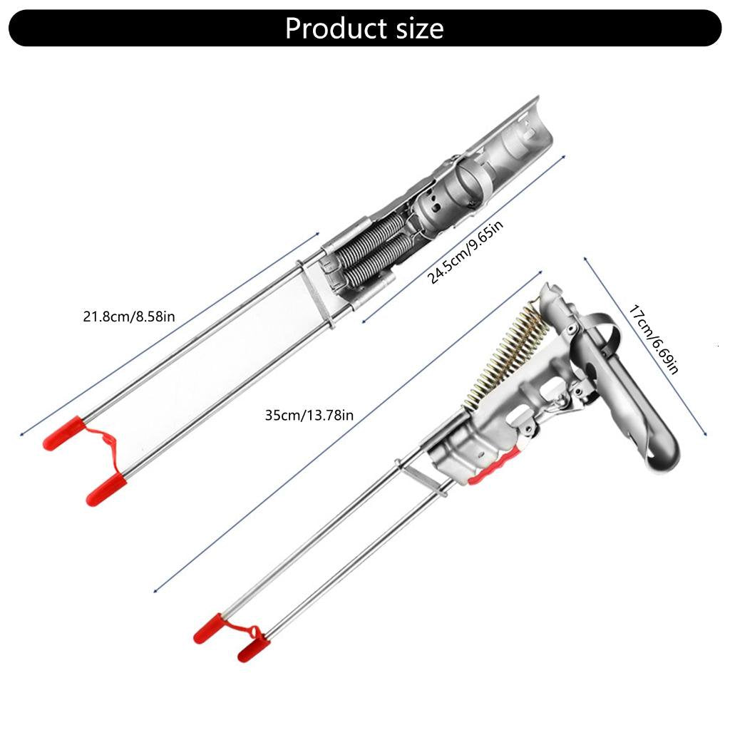 Automatic Spring Stainless Steel Fishing Rod Holder