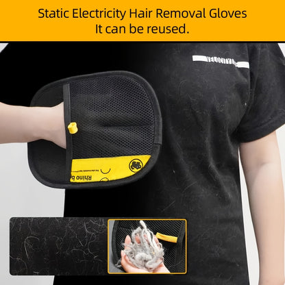 Large-Size Pet Static Hair Removal Glove - Highly Effective in Removing Fur & Dander