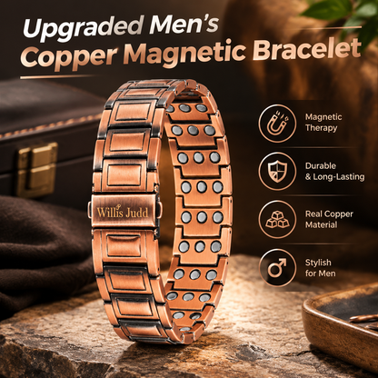 Upgraded Men's Magnetic Copper Bracelet