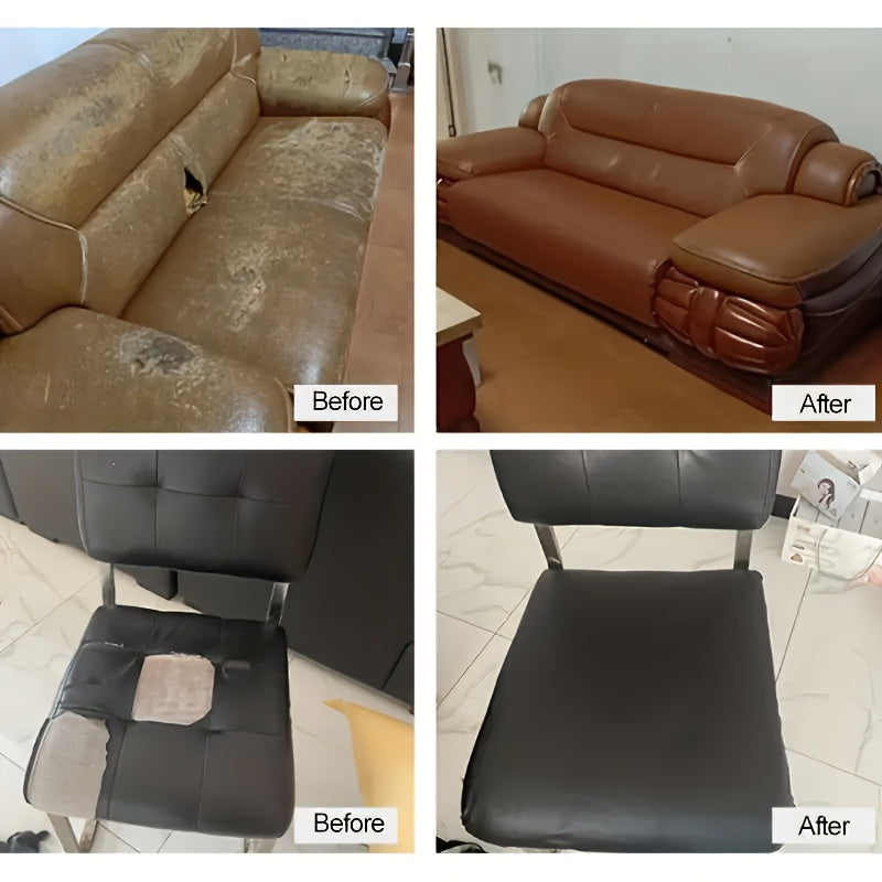 Self-Adhesive Genuine Leather Patch – Waterproof Repair Sheet for Sofa, Car Seats & Furniture