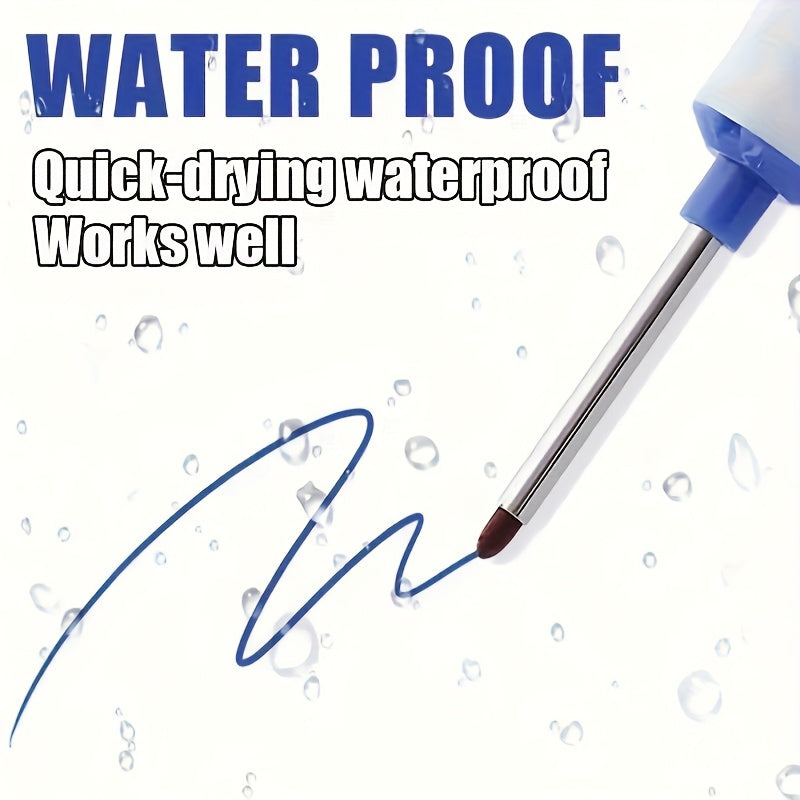 10Pcs 20mm Long Head Quick-Dry Waterproof Permanent Markers